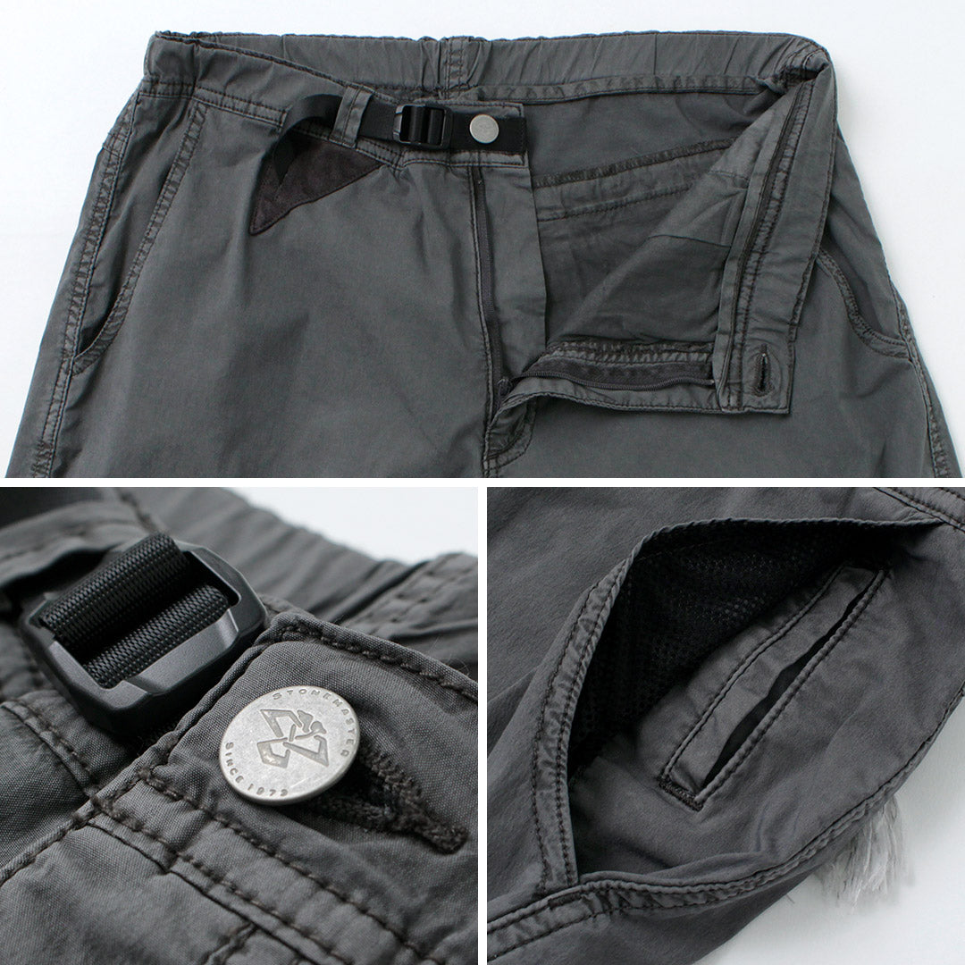 Shorts d'escalade hybrides stonemaster / nylon / coton