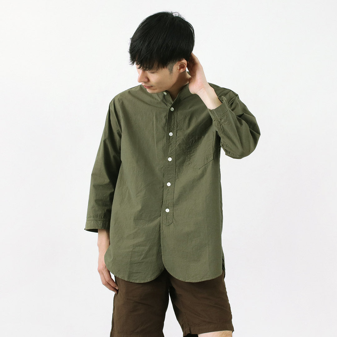 Fob Factory / Frc006 Military Band Band Collar Shirt