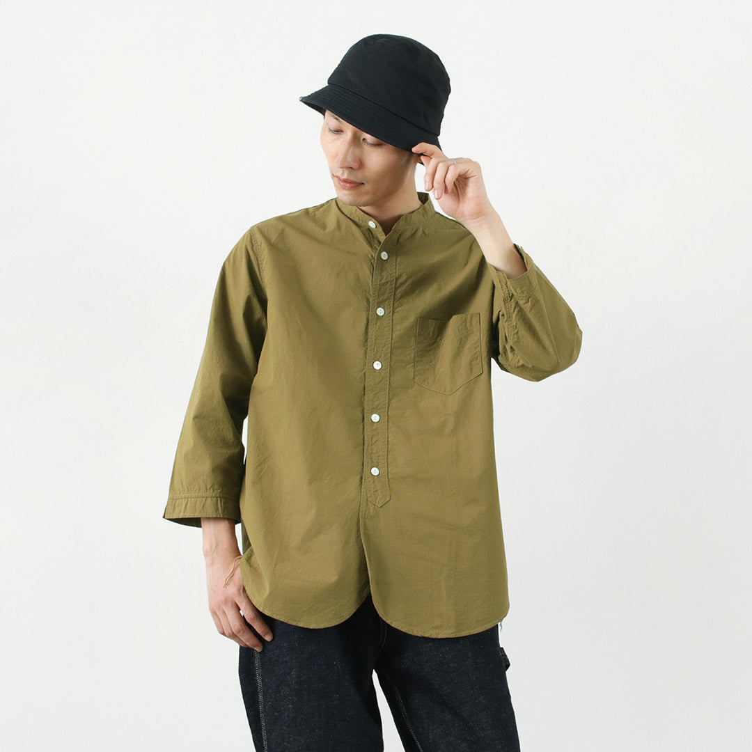 Fob Factory / Frc006 Military Band Band Collar Shirt