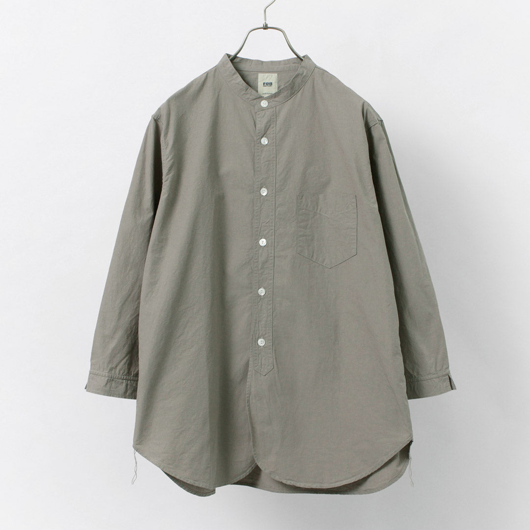 Fob Factory / Frc006 Military Band Band Collar Shirt