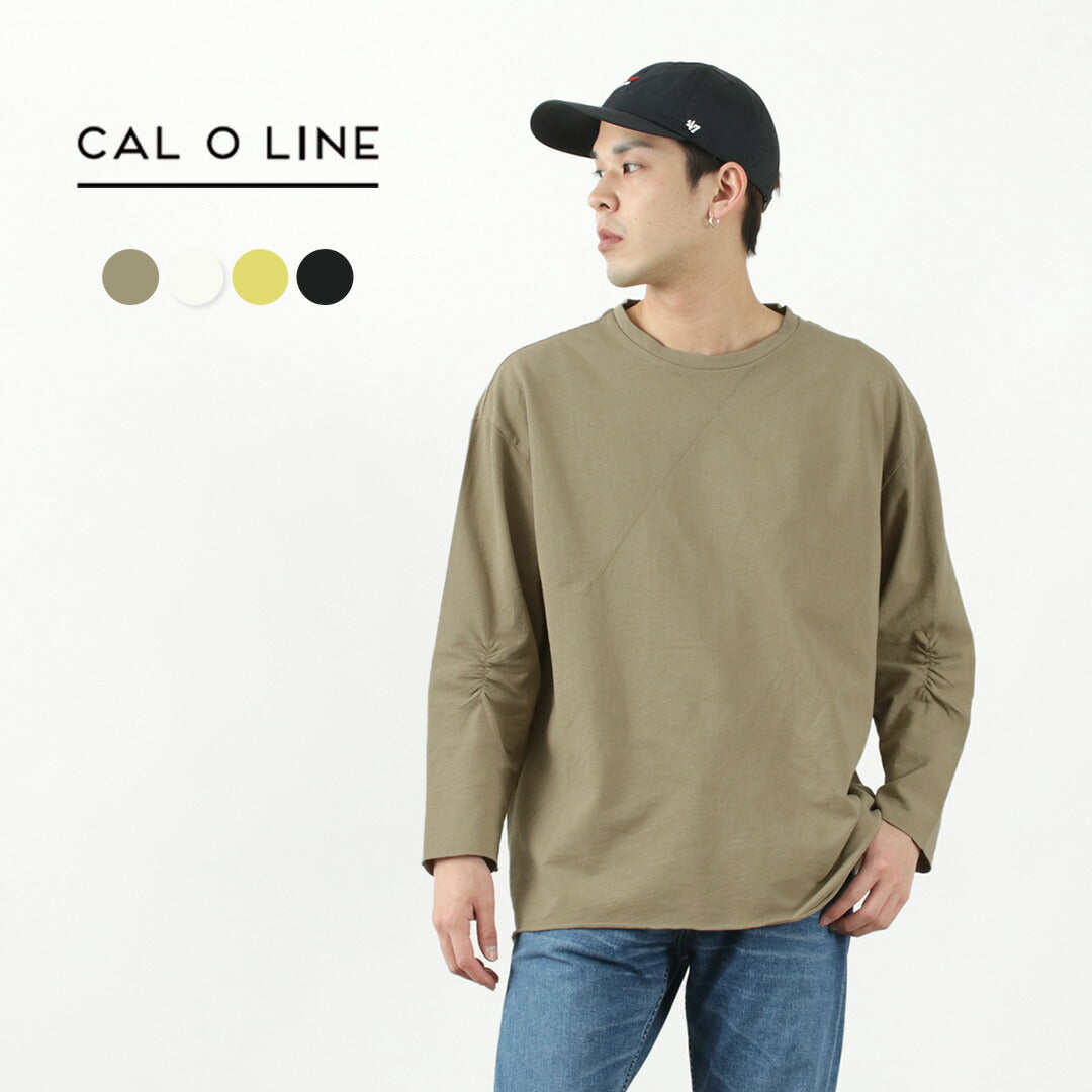 CAL O LINE / Inlay Long Sleeve T-shirt