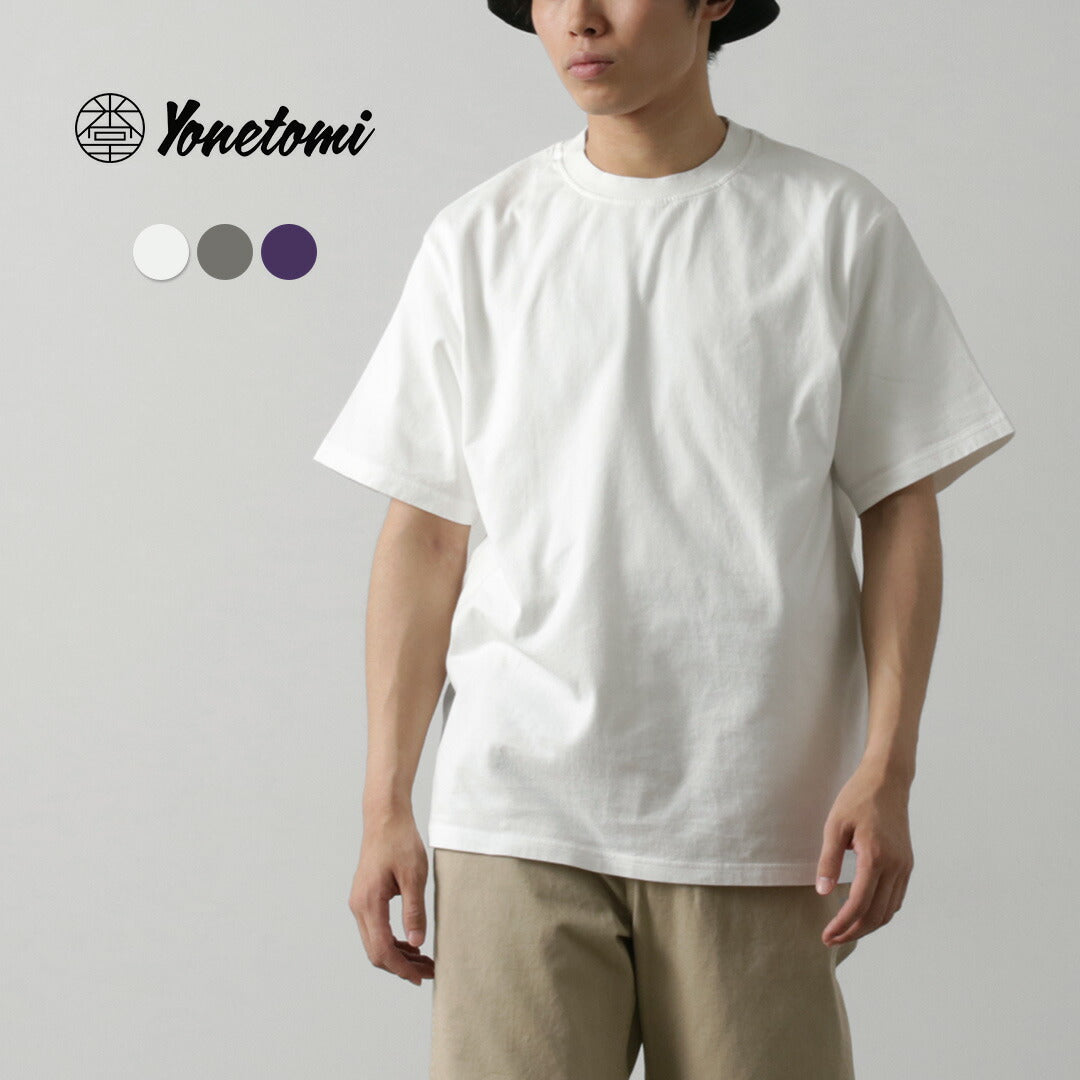 YONETOMI NEW BASIC / Garment Dye Pack T-Shirt