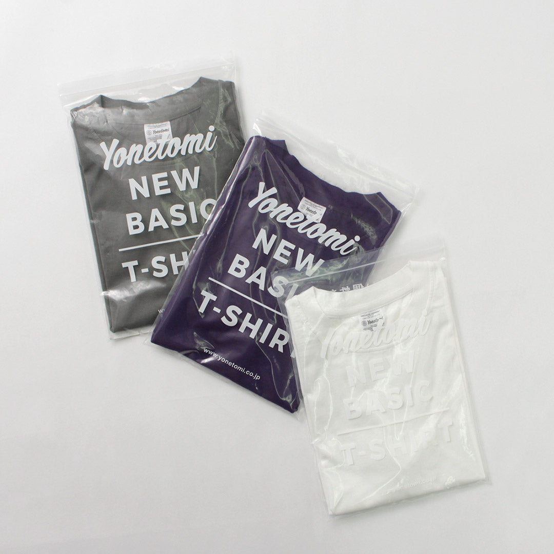 YONETOMI NEW BASIC / Garment Dye Pack T-Shirt