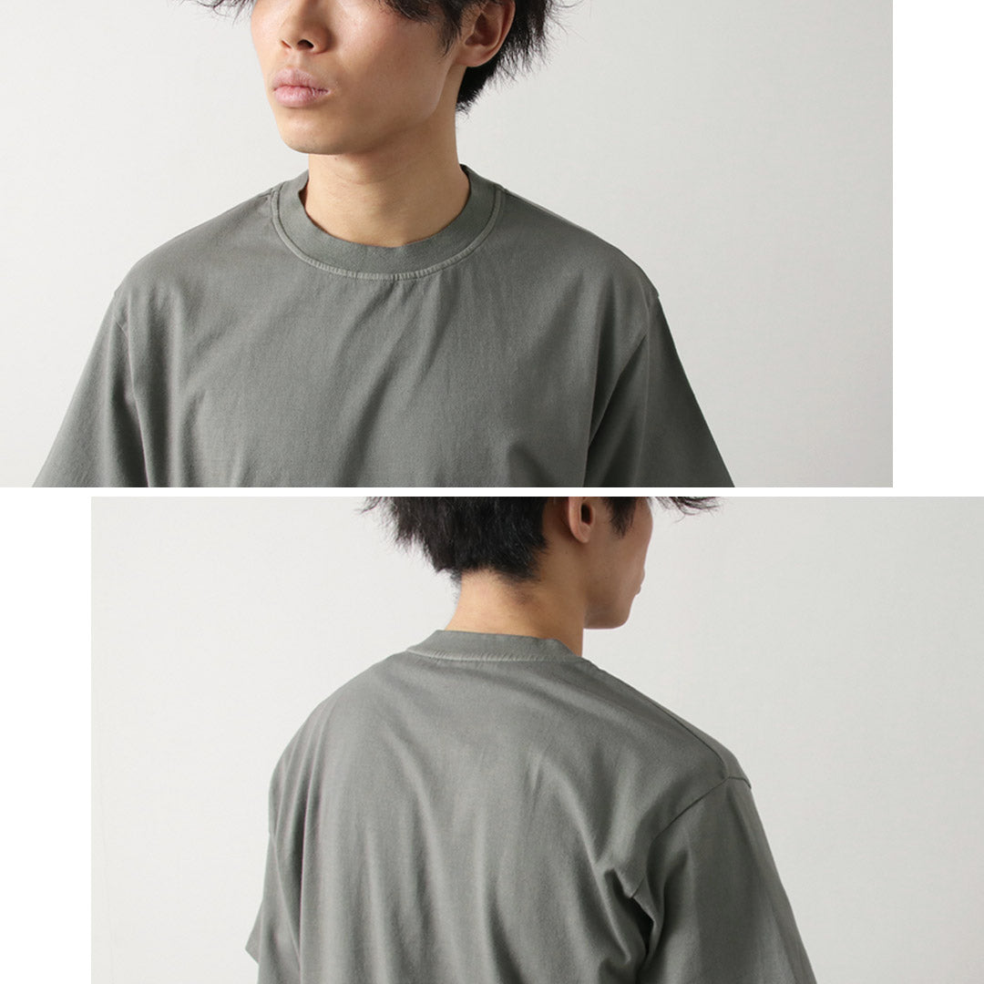 YONETOMI NEW BASIC / Garment Dye Pack T-Shirt