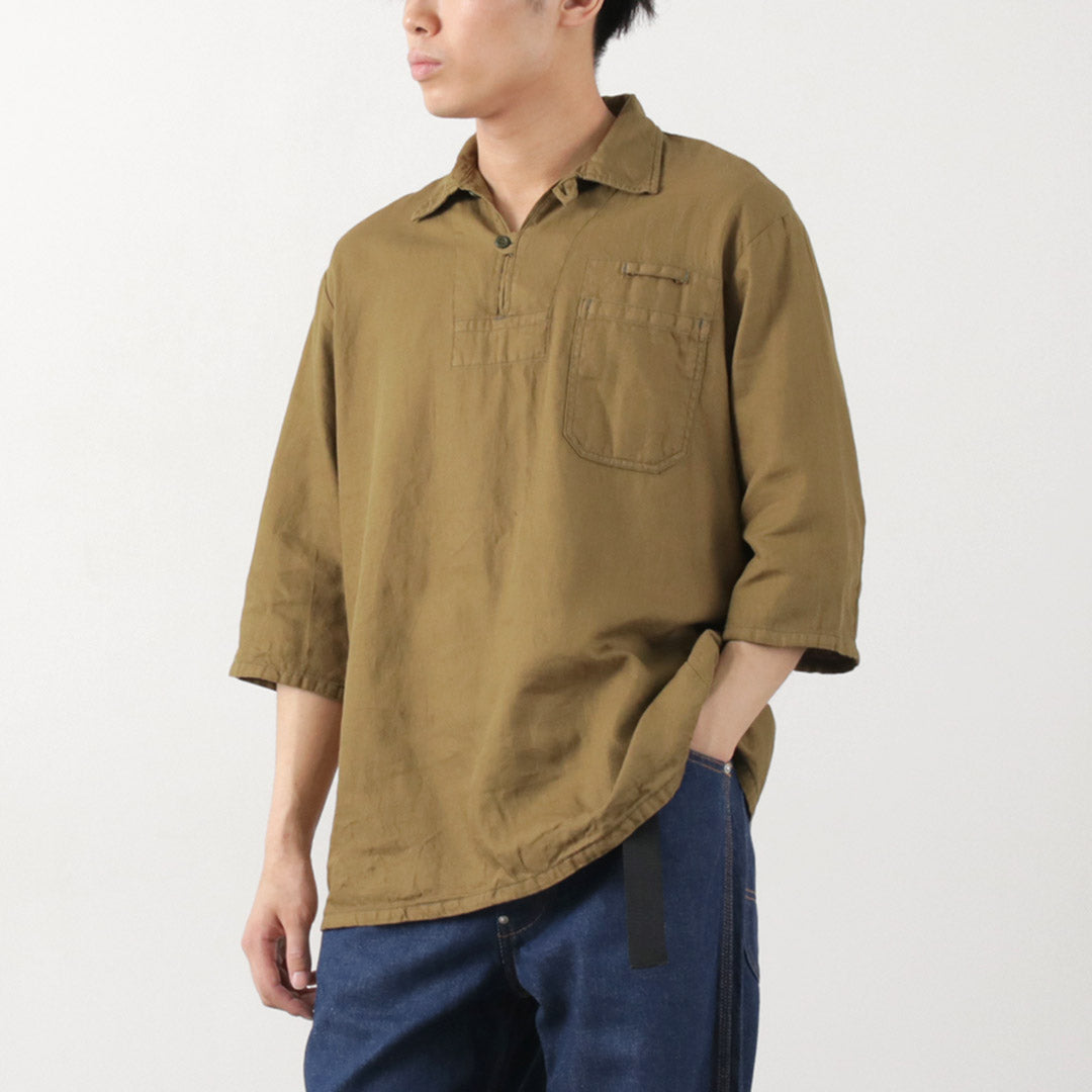 Japan Blue Jeans / Code: Silver Military Pullover Shirt