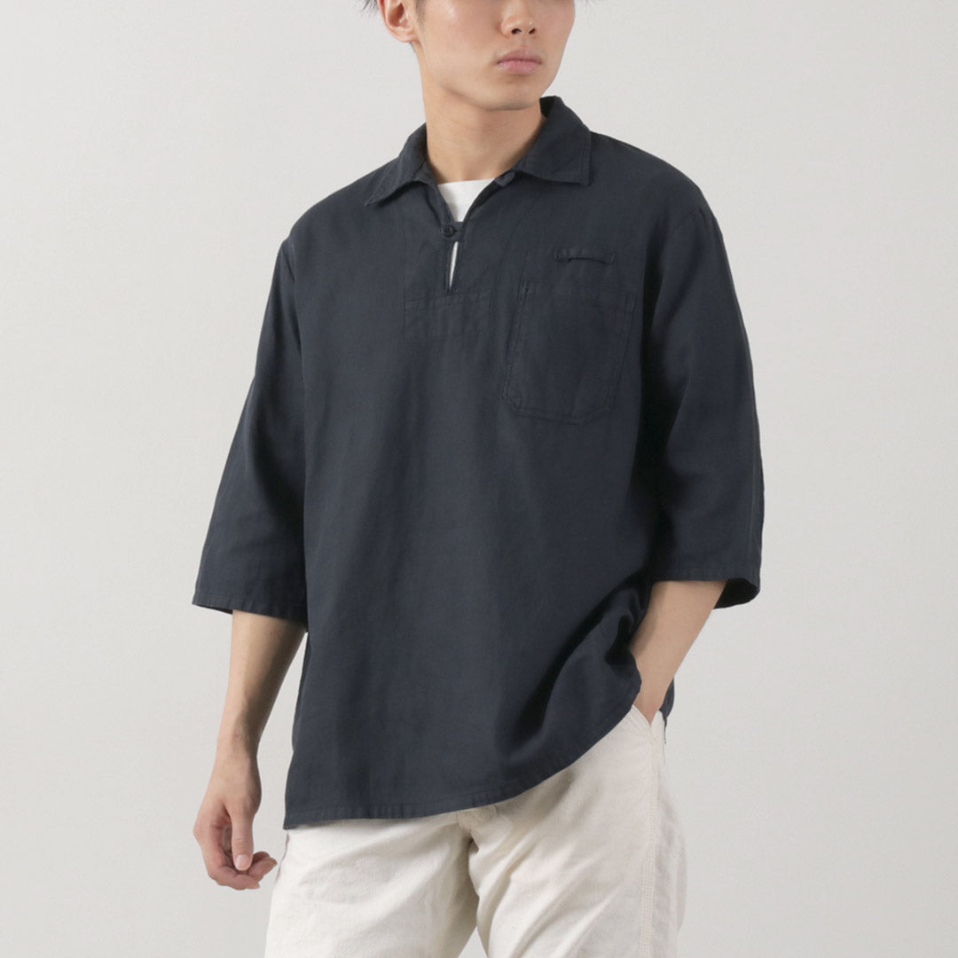 Japan Blue Jeans / Code: Silver Military Pullover Shirt