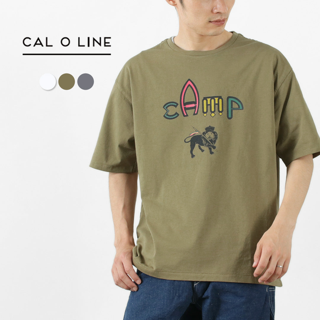 CAL O LINE / Camp Logo T-Shirt