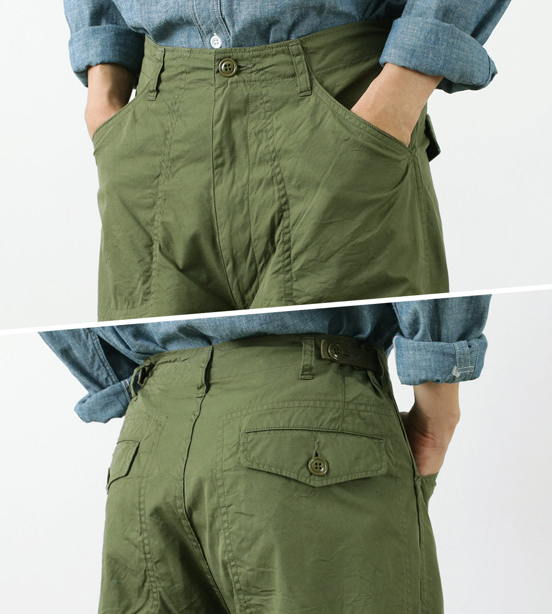 FOB FACTORY / FRC004  Military Baker Quarter Pants