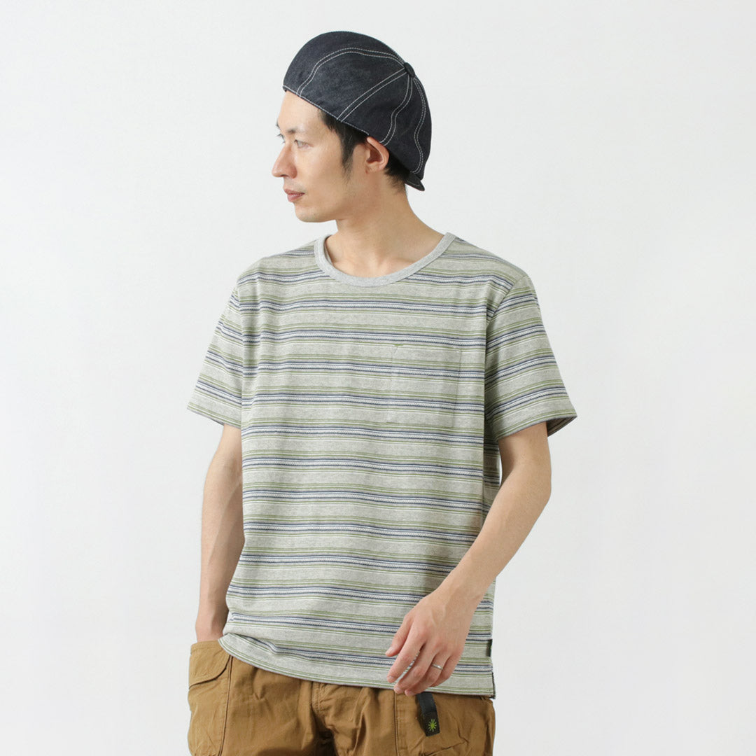 GOHEMP / BASIC SHORT-SLEEVE POCKET T-SHIRT