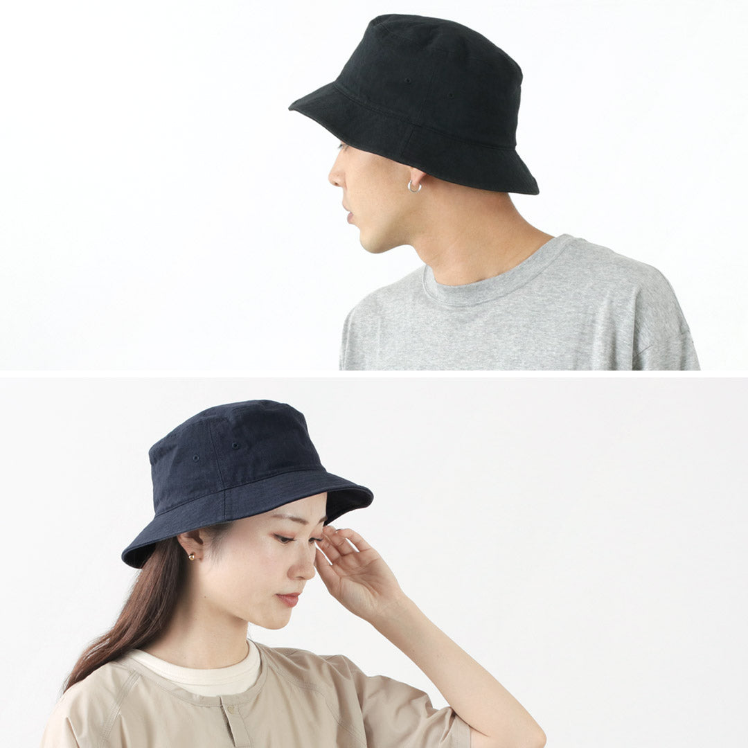 HIGHER / Bespoke Vintage Herringbone Bucket Hat