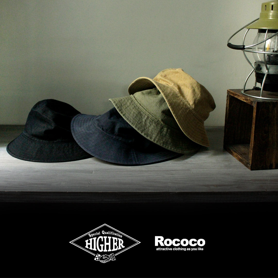 HIGHER / Bespoke Vintage Herringbone Bucket Hat