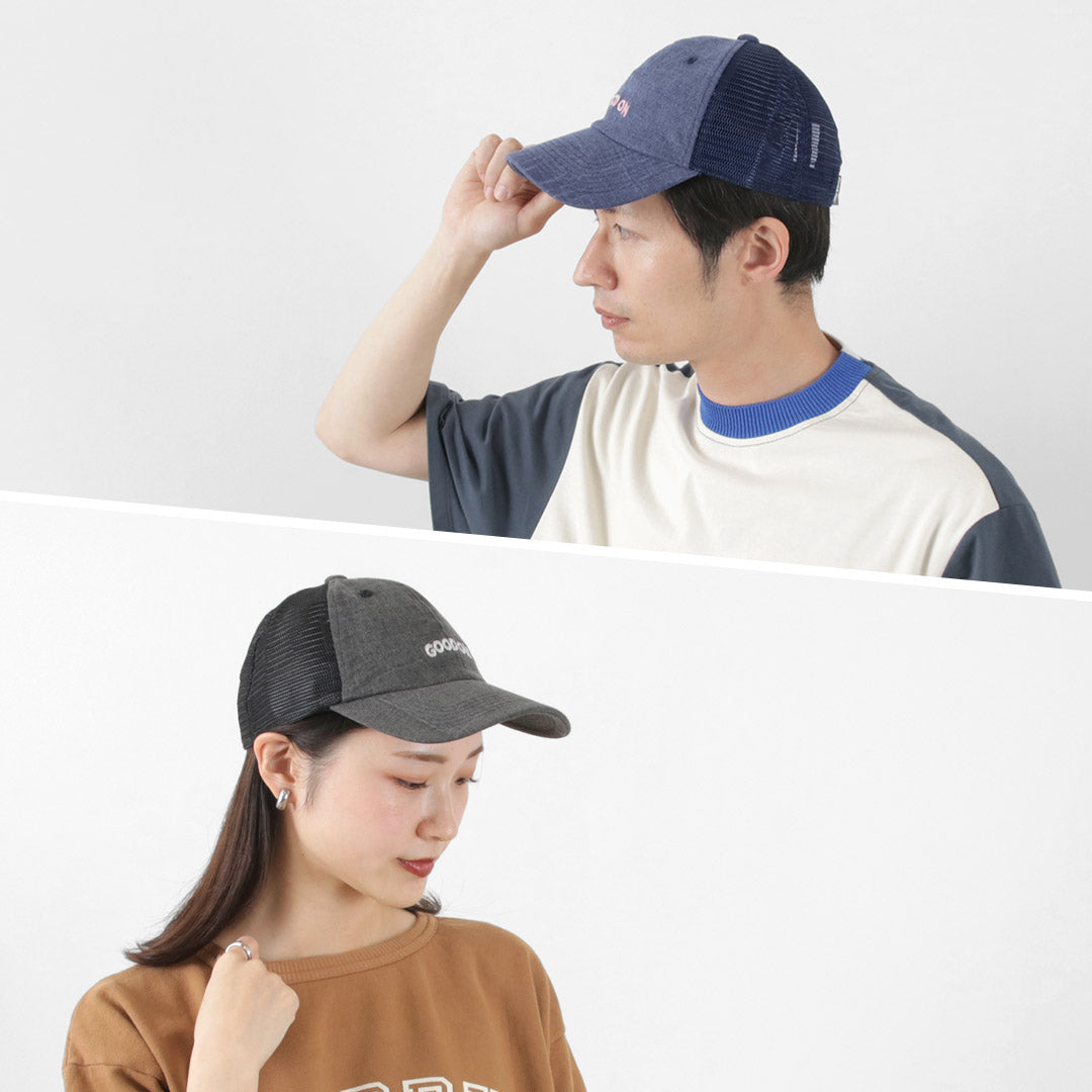 GOOD ON / TEE mesh cap GOOD ON embroidery