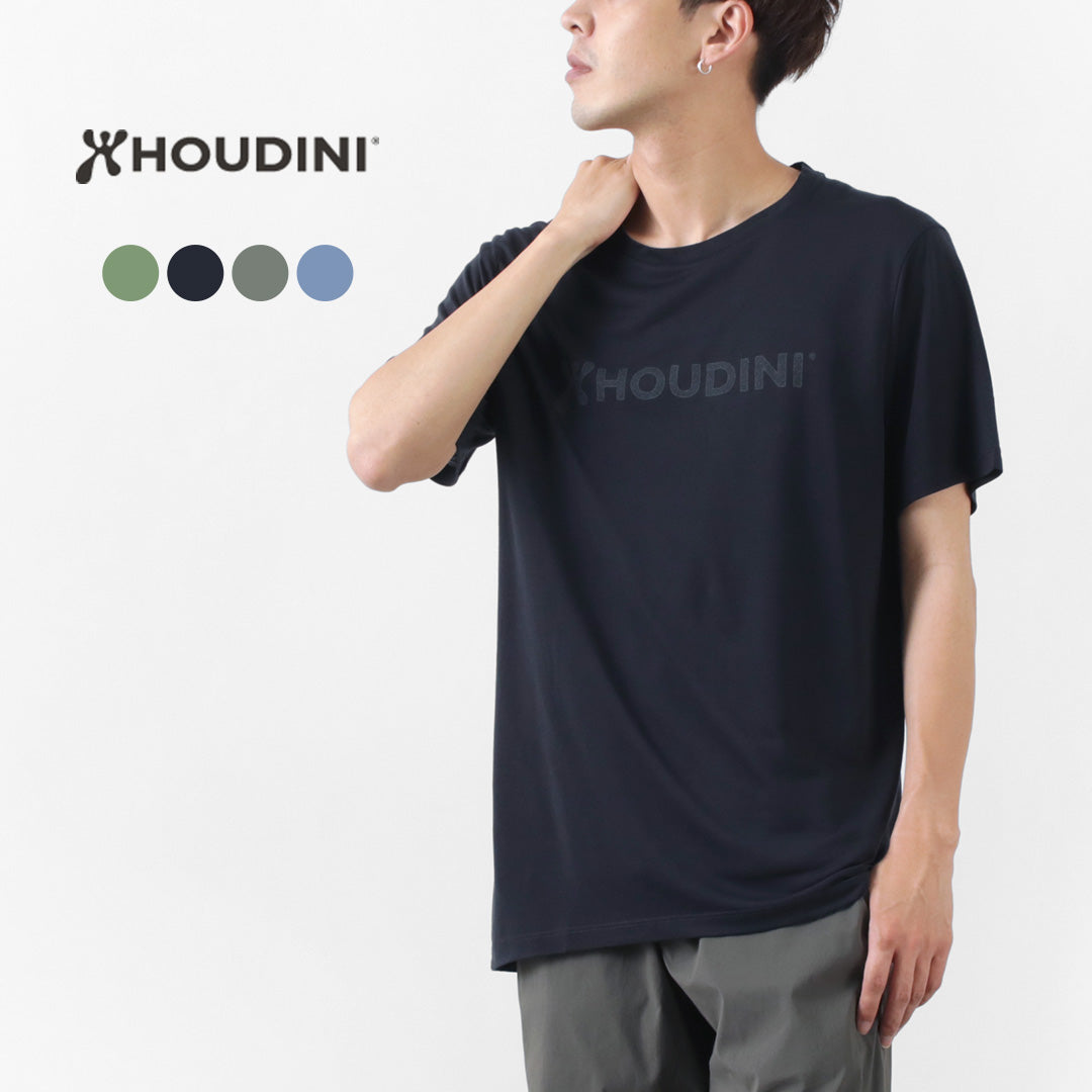 HOUDINI / Tree Tee Drawing logo /wood pulp T-shirt