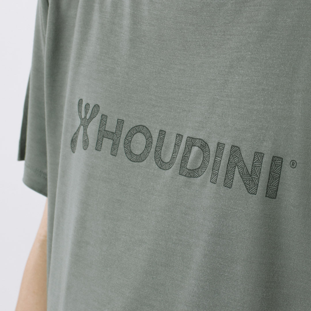 Houdini / Tree Tee Drawing Logotipo / Pulpa de madera Camiseta