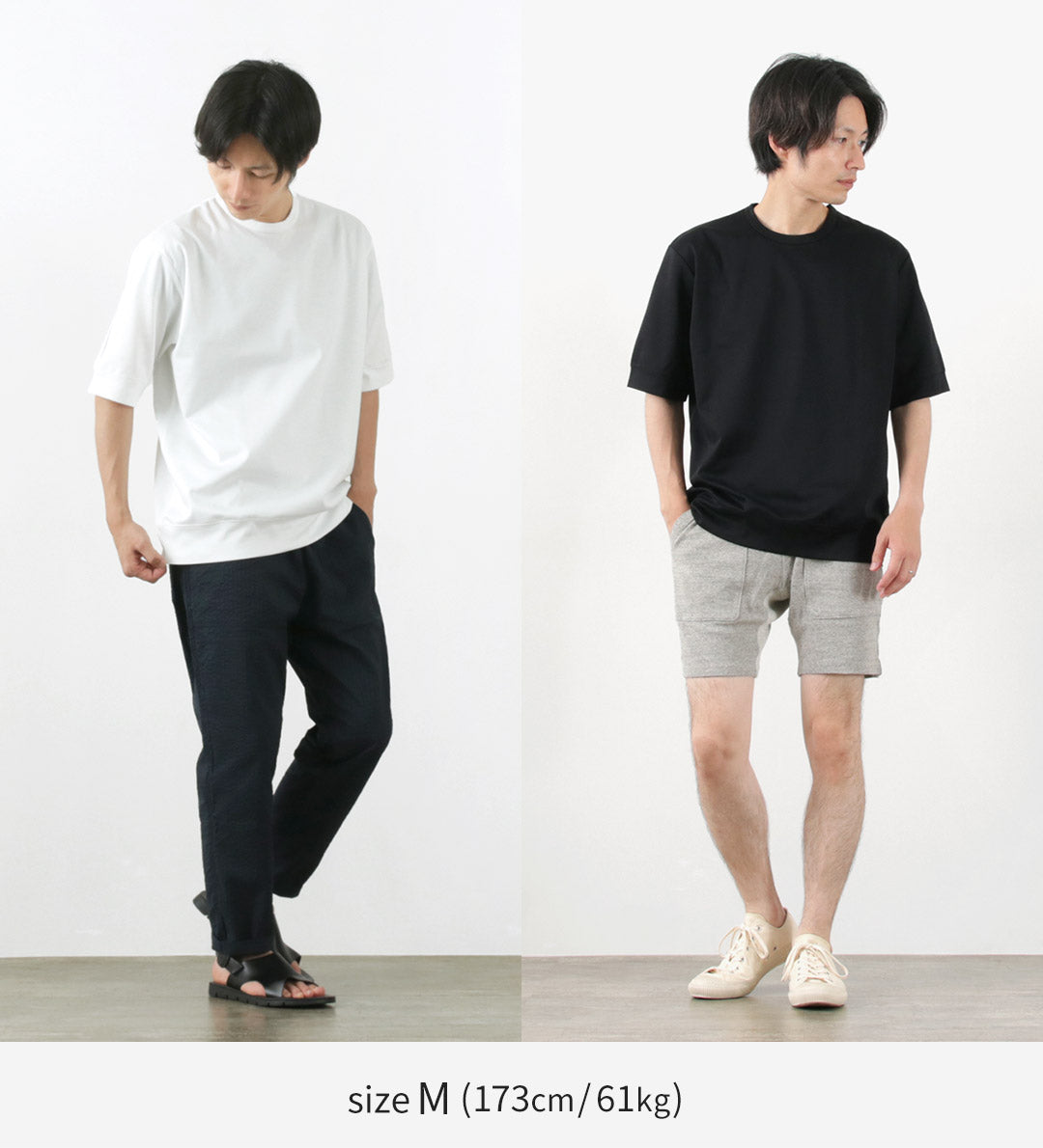 RE MADE IN TOKYO JAPAN / Half Sleeve Wide Dress T-Shirt