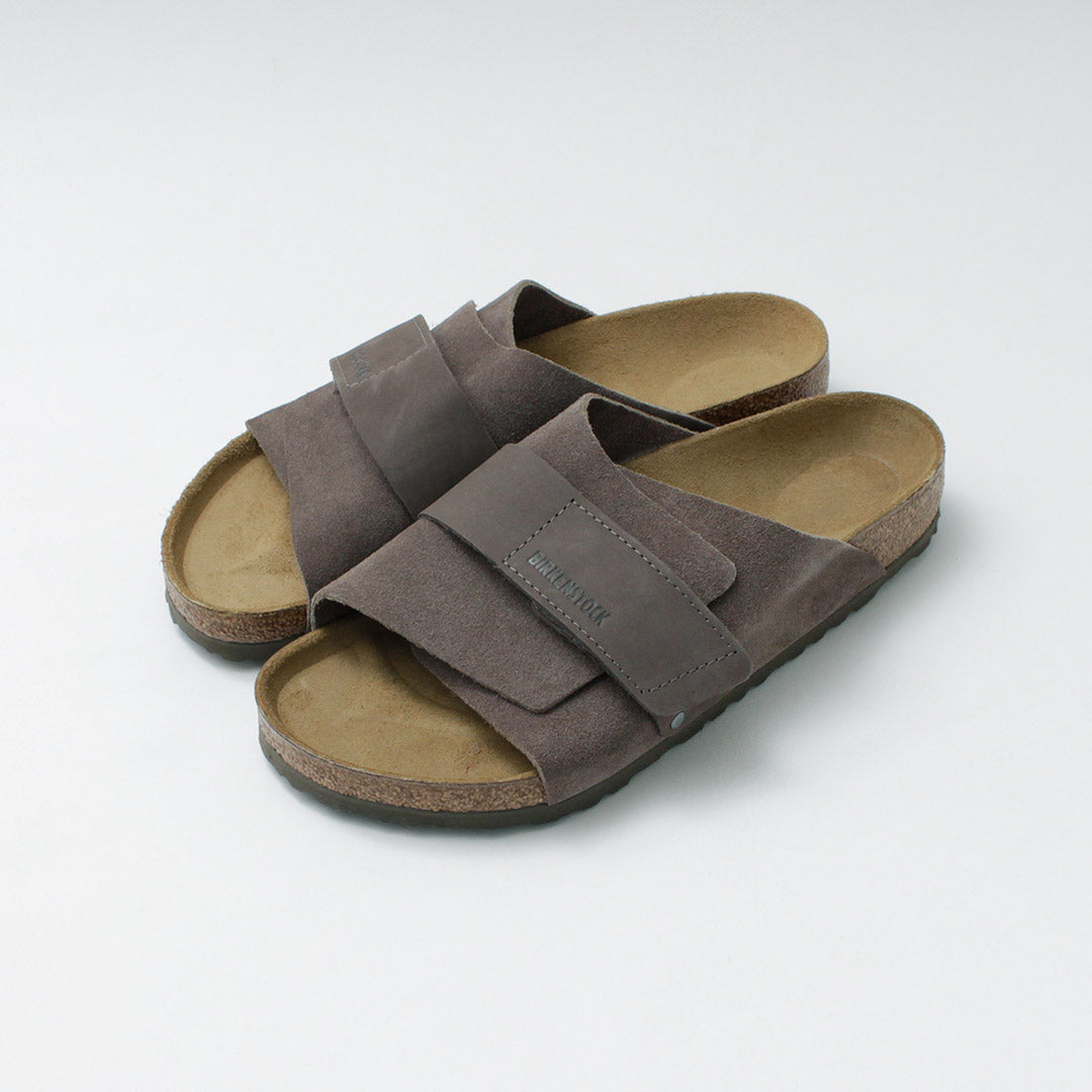 BIRKENSTOCK / Kyoto Nubuck Leather Suede Sandals