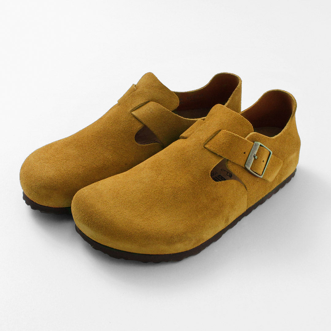 Birkenstock /倫敦 /絨面革皮革皮革鞋