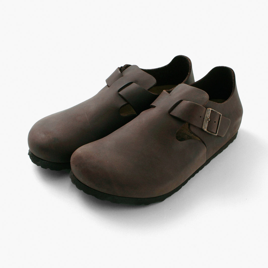 BIRKENSTOCK / LONDON / Oiled Leather Oiled Nubuck Leather Shoes