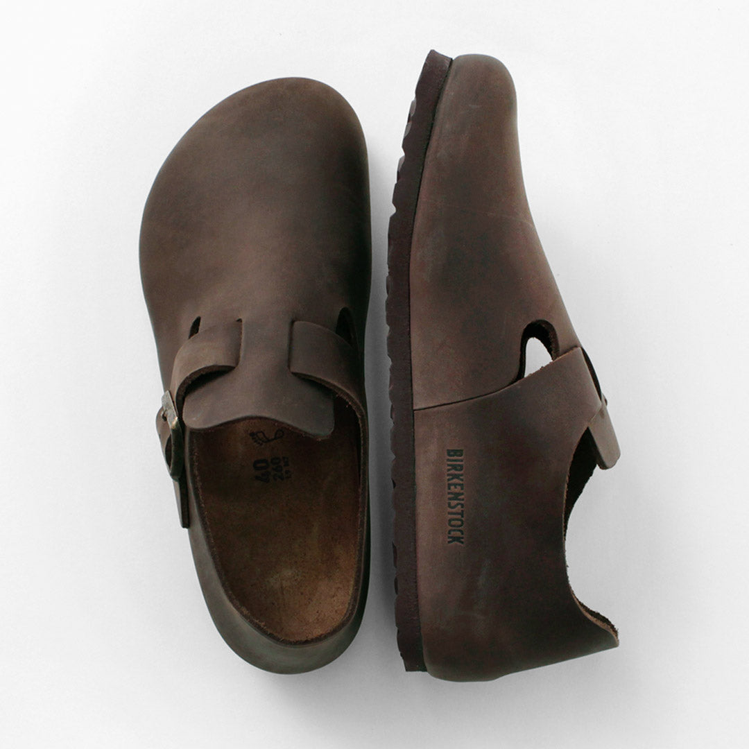 BIRKENSTOCK / LONDON / Oiled Leather Oiled Nubuck Leather Shoes