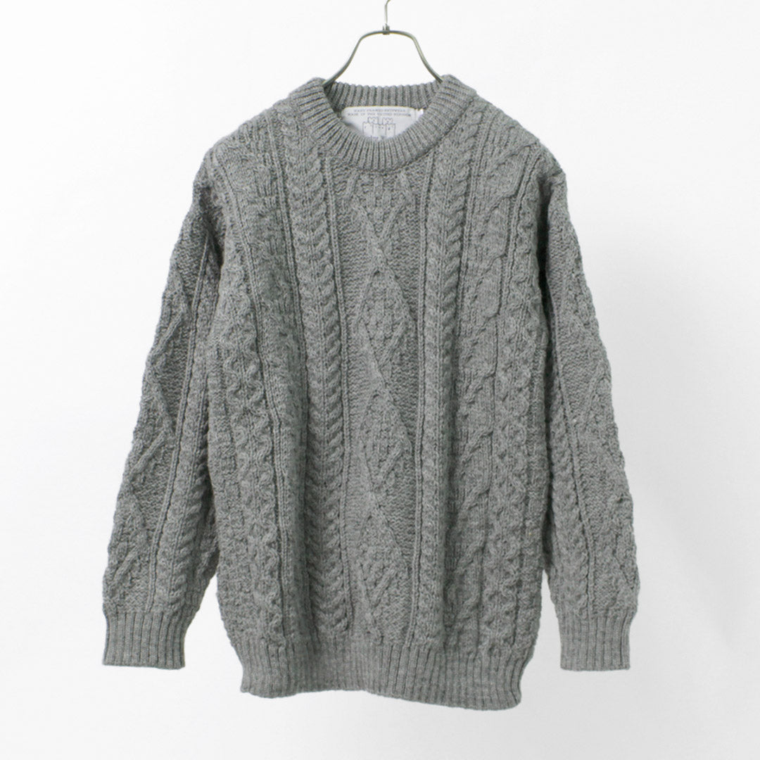 Old Derby Knitwear / Aran Crew Pullover