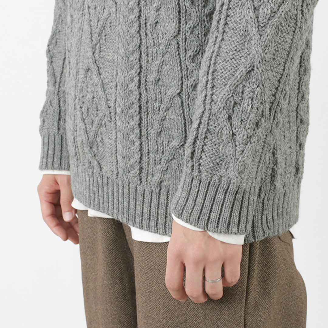 Old Derby Knitwear / Aran Crew Pullover