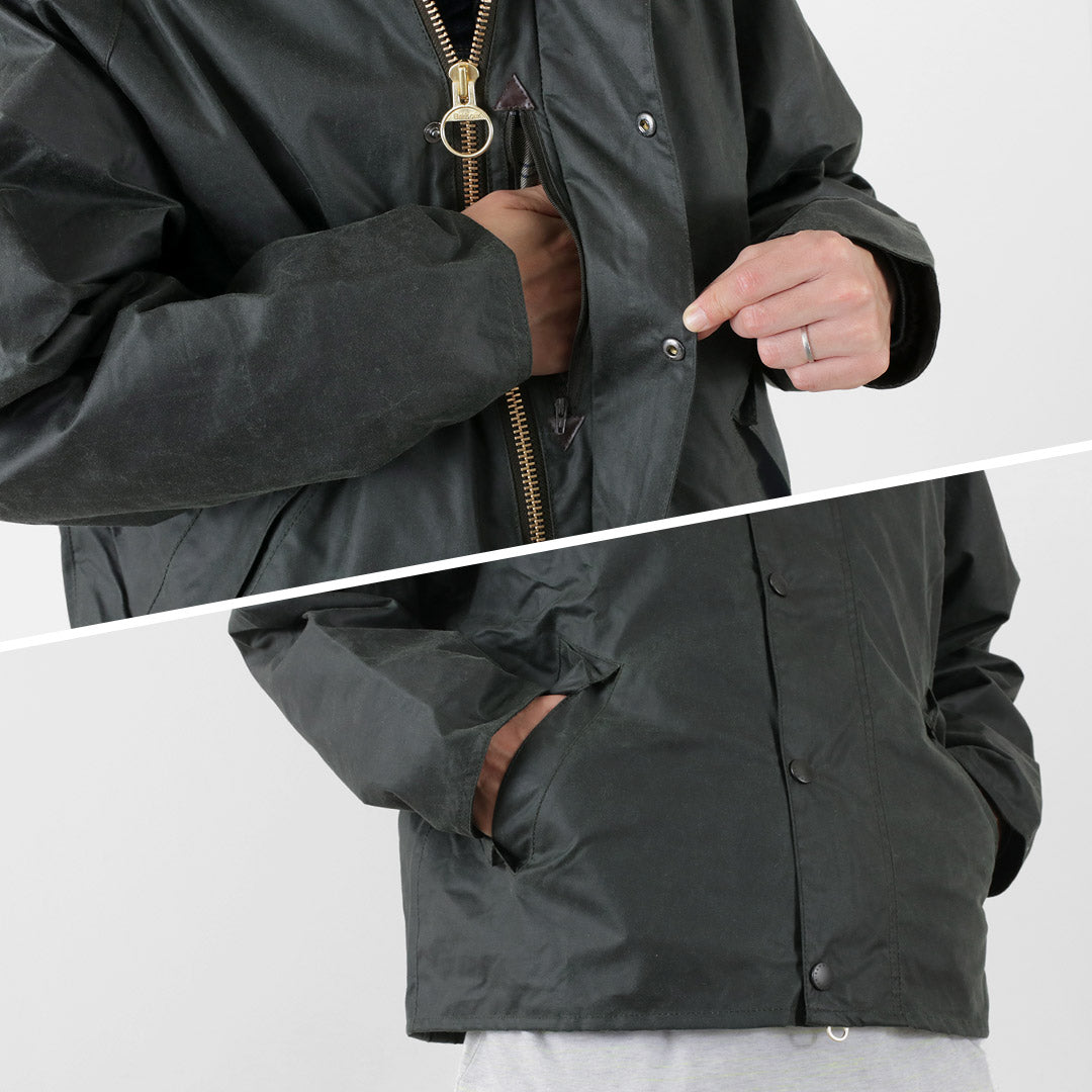 BARBOUR / Oversized Transport Wax Jacket