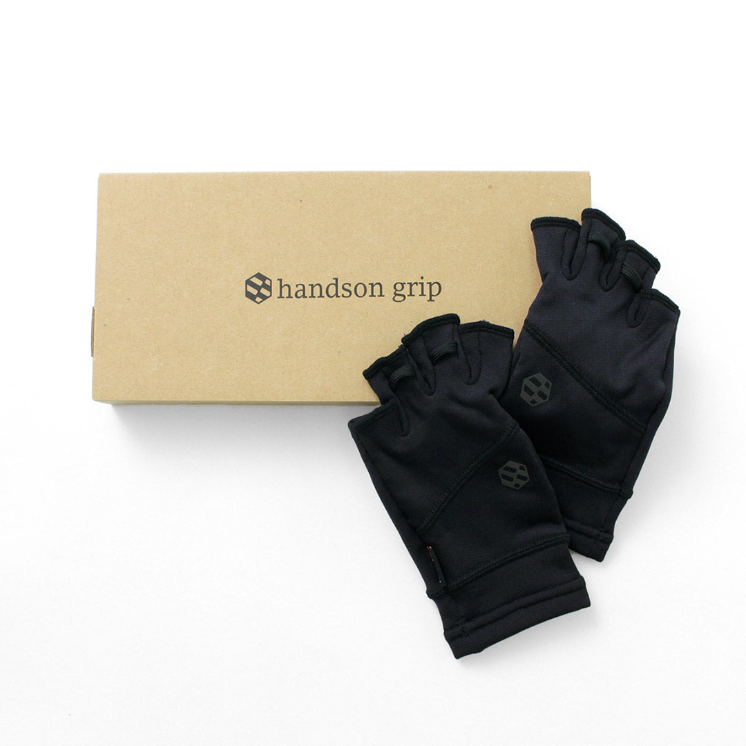 HANDSON GRIP / Hobo Half Finger Grid gloves