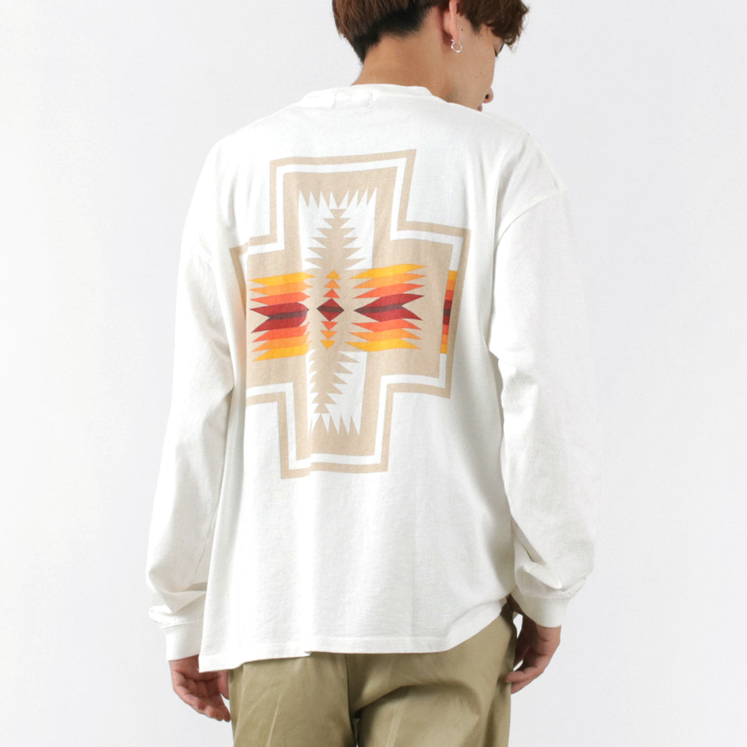 PENDLETON / Back Print Long Sleeve T-Shirt