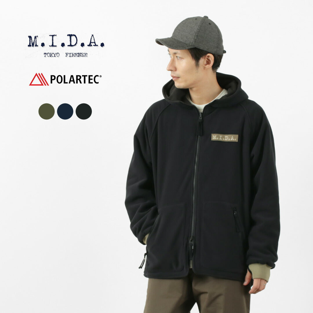 M.I.D.A. / polartec boa 양털 지퍼 업