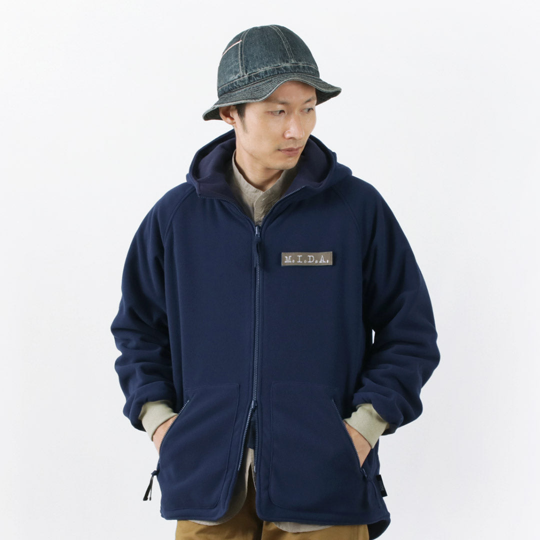 M.I.D.A. / Polartec boa toison zip-up