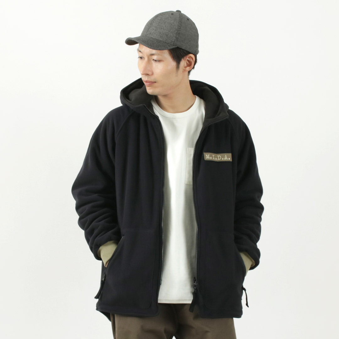 M.I.D.A. / Polartec boa toison zip-up