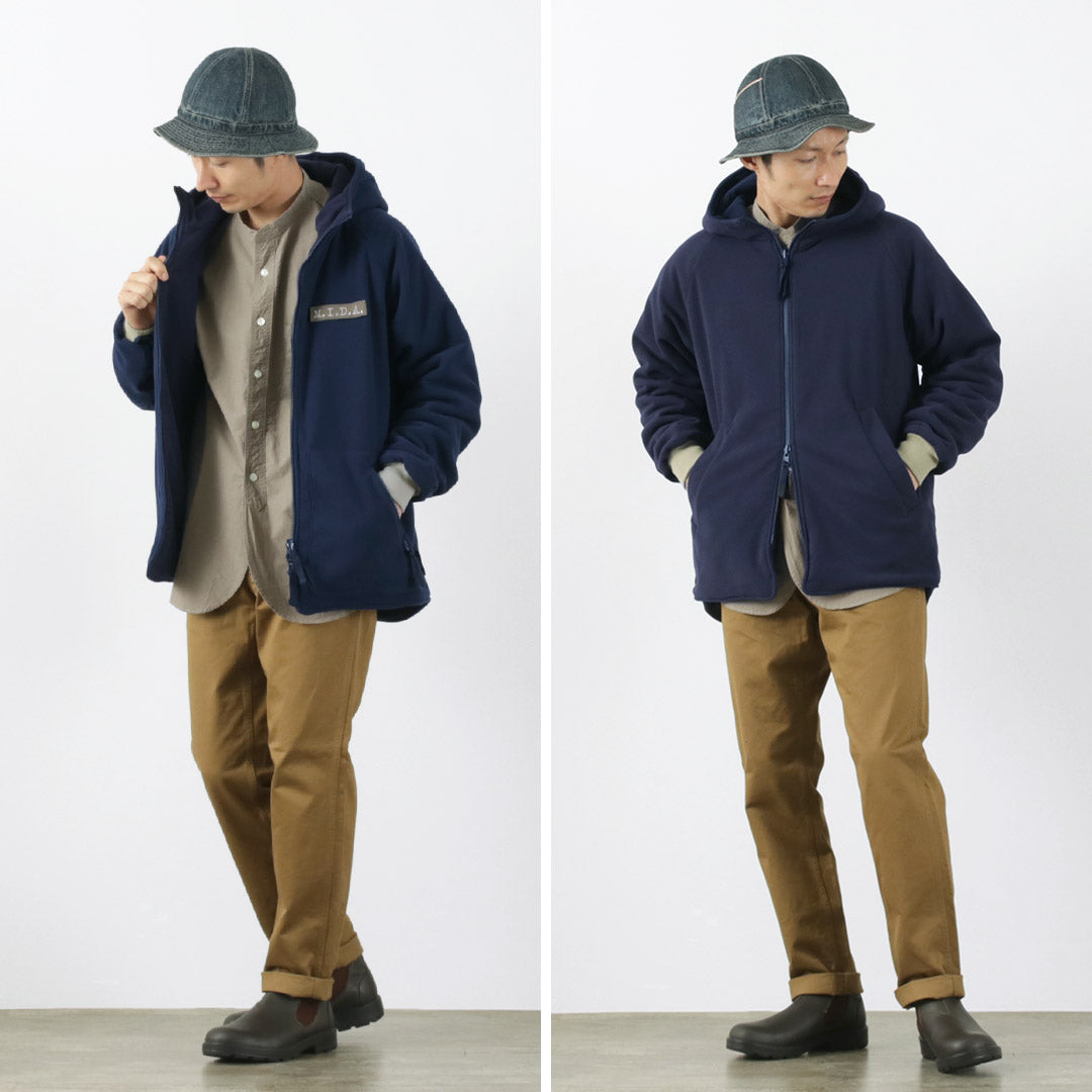 M.I.D.A. / Polartec Boa fleece ZIP-UP