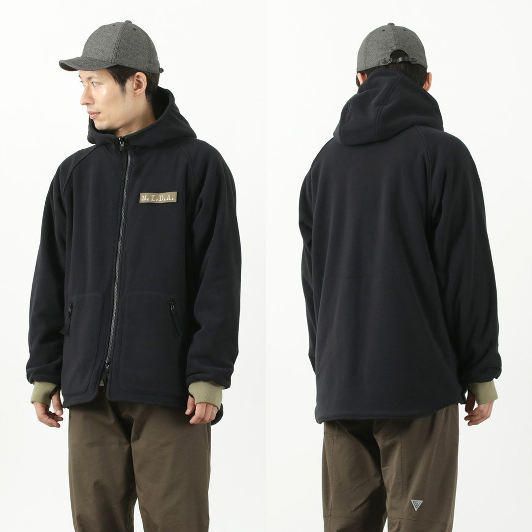 M.I.D.A. / Polartec boa toison zip-up