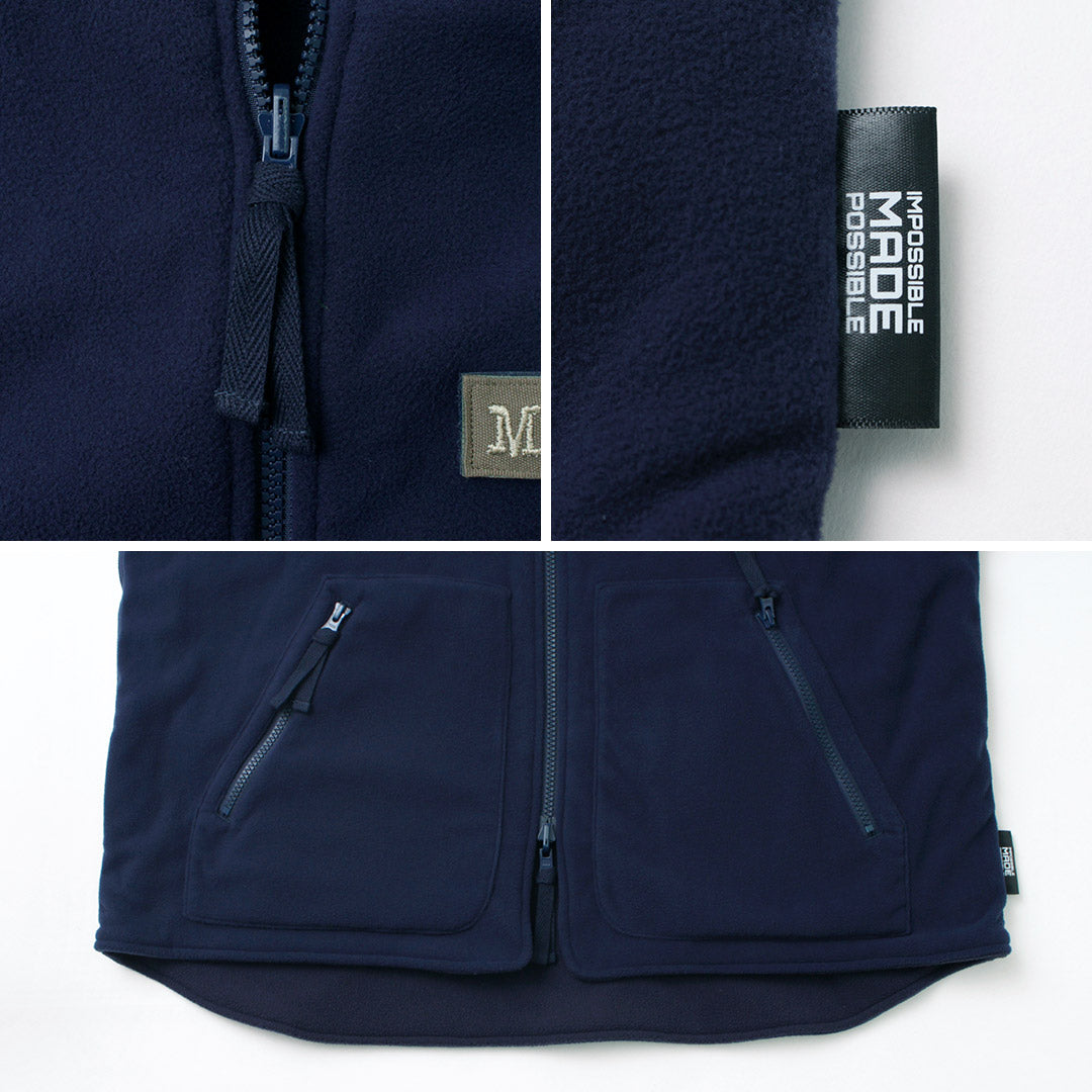 M.I.D.A. / Polartec boa toison zip-up