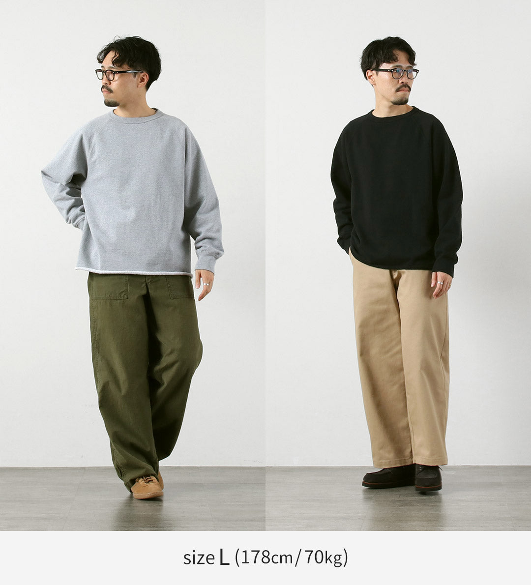 WALLA WALLA SPORT / 13oz 크루넥 스웨트셔츠