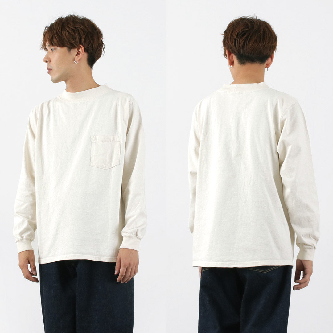 GOODWEAR / Long Sleeve Mock Neck Pocket T-Shirt