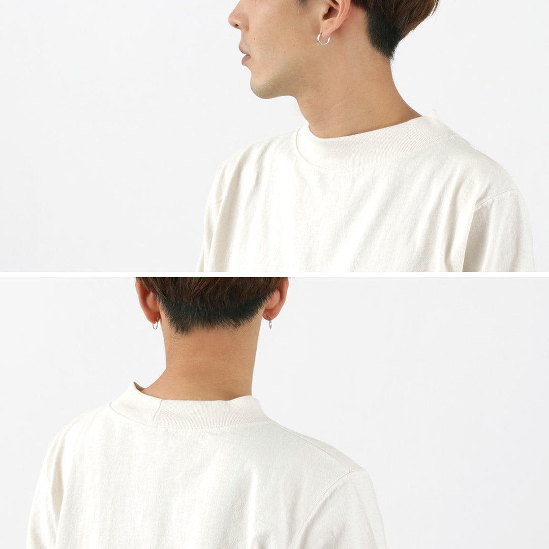 GOODWEAR / Long Sleeve Mock Neck Pocket T-Shirt