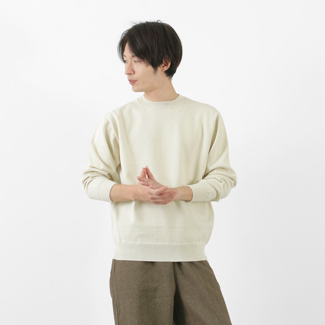 Yonetomi Nouveau pull en tricot en cachemire basique / rigide