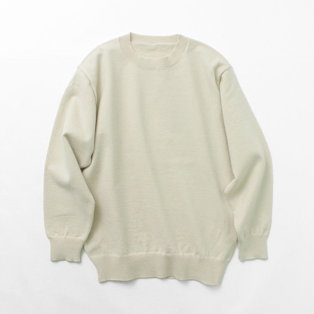 YONETOMI NEW BASIC / Rigid Cashmere Knit Pullover