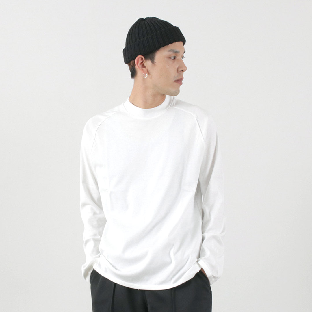 RE MADE IN TOKYO JAPAN / Perfect Inner Giza Mock Neck Long Sleeve T-Shirt