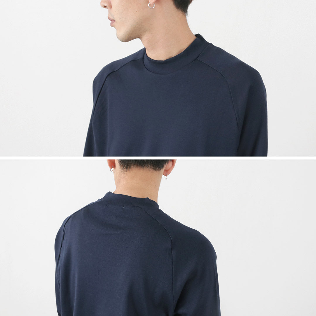 RE MADE IN TOKYO JAPAN / Perfect Inner Giza Mock Neck Long Sleeve T-Shirt