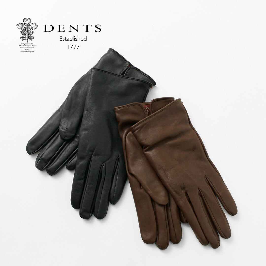 DENTS / Bisley / Cashmere-lined leather gloves