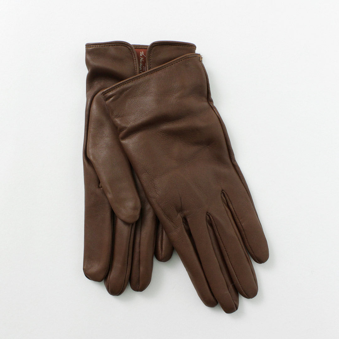 Gants en cuir bisse / bisley / cachemire