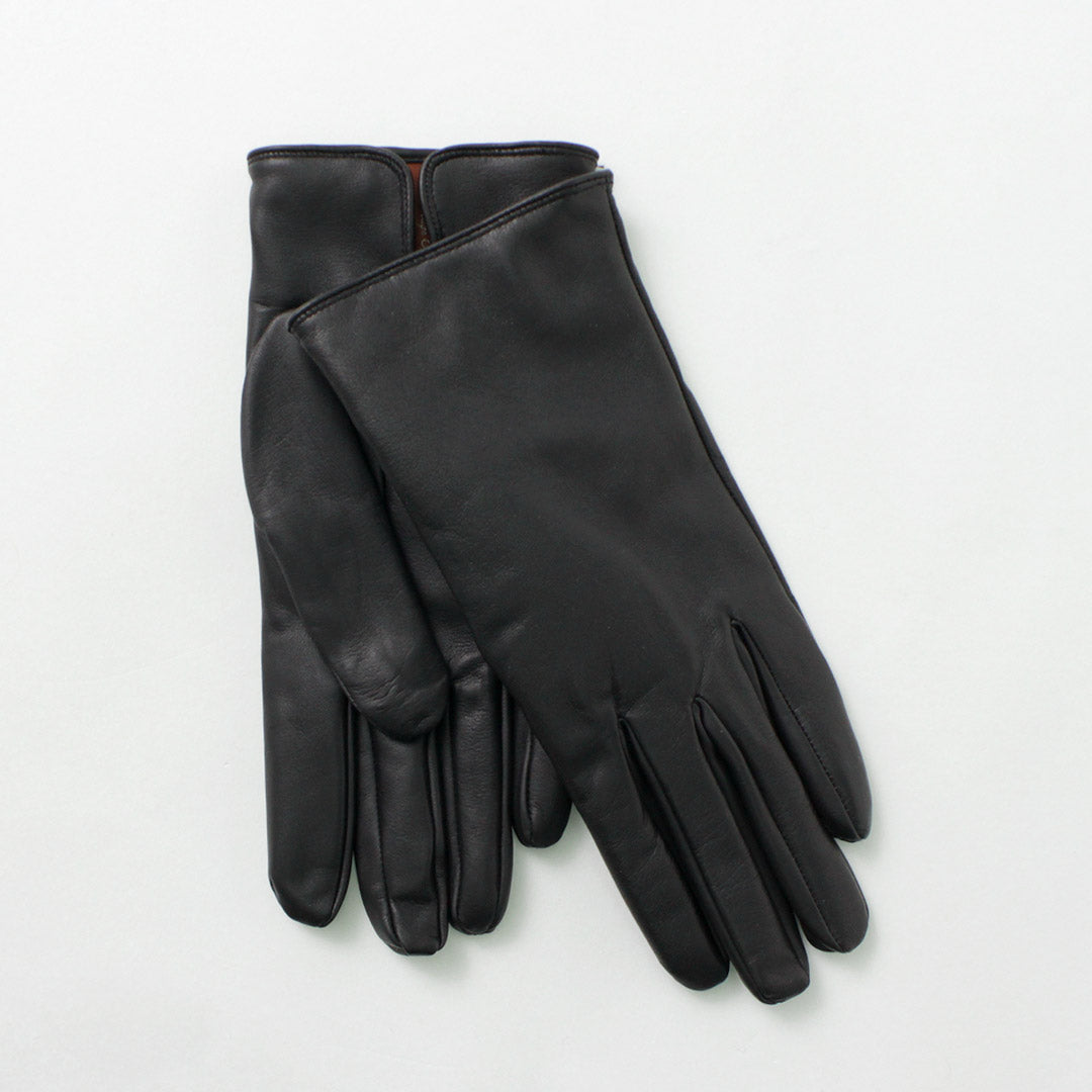 Gants en cuir bisse / bisley / cachemire