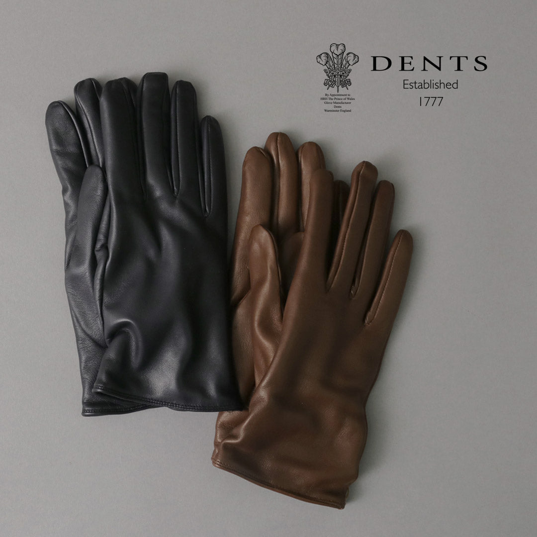 DENTS / Bisley / Cashmere-lined leather gloves