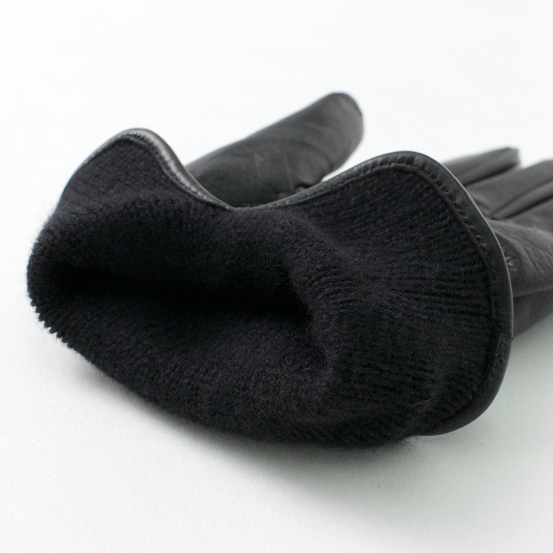 DENTS / Bisley / Cashmere-lined leather gloves