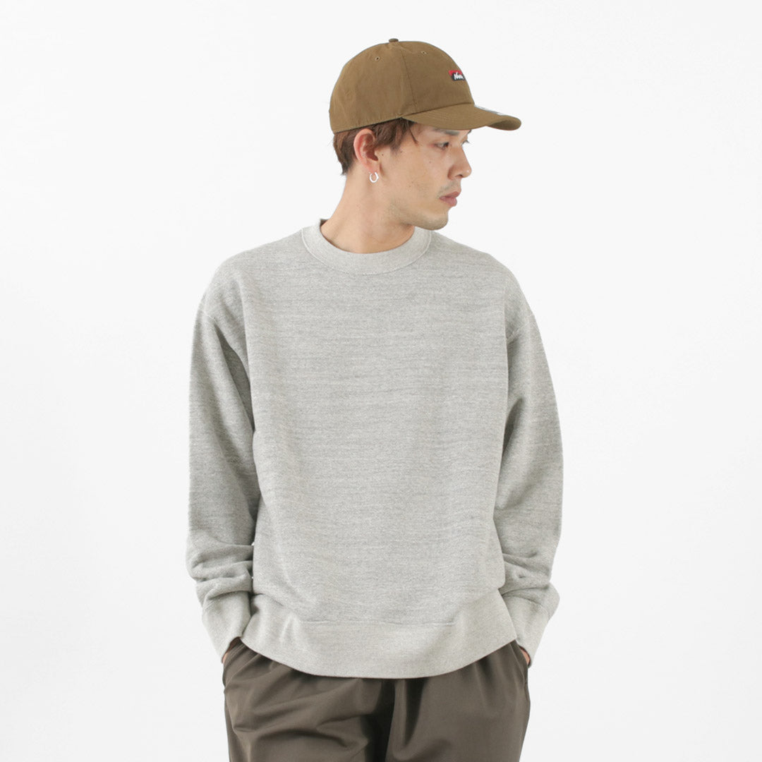 BARNS / Loopwheel wide crew sweatshirt