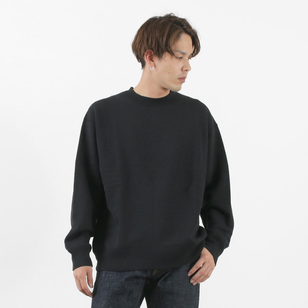 BARNS / Loopwheel wide crew sweatshirt