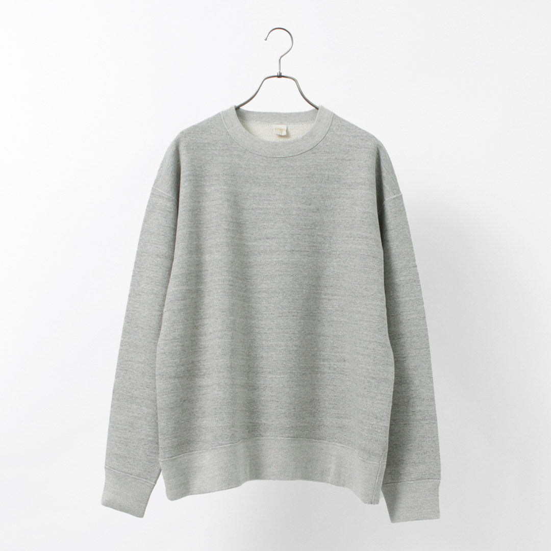 BARNS / Loopwheel wide crew sweatshirt