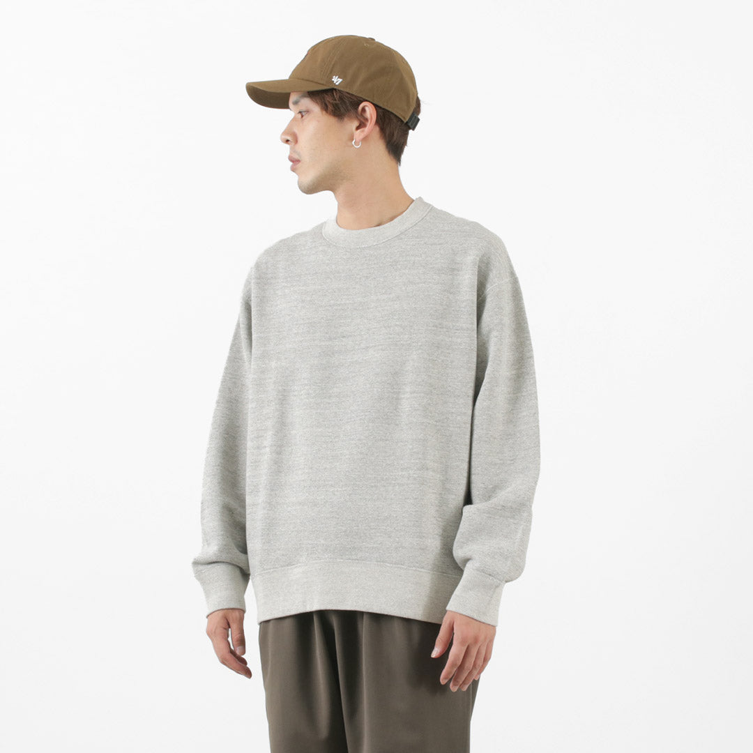 BARNS / Loopwheel wide crew sweatshirt